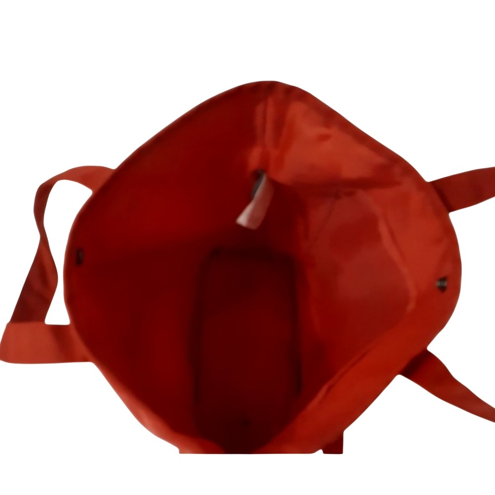 Kangol Red Canvas Tote Bag Crossbody Kangaroo Logo Adjustable Strap Y2K RETRO - Picture 4 of 7